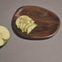 Small Wood and Brass Inlay Serving Platter